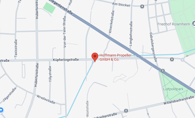 Hoffmann Propeller Maps -  Location Rosenheim