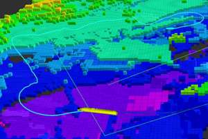 Analytics - AUV navigating under water