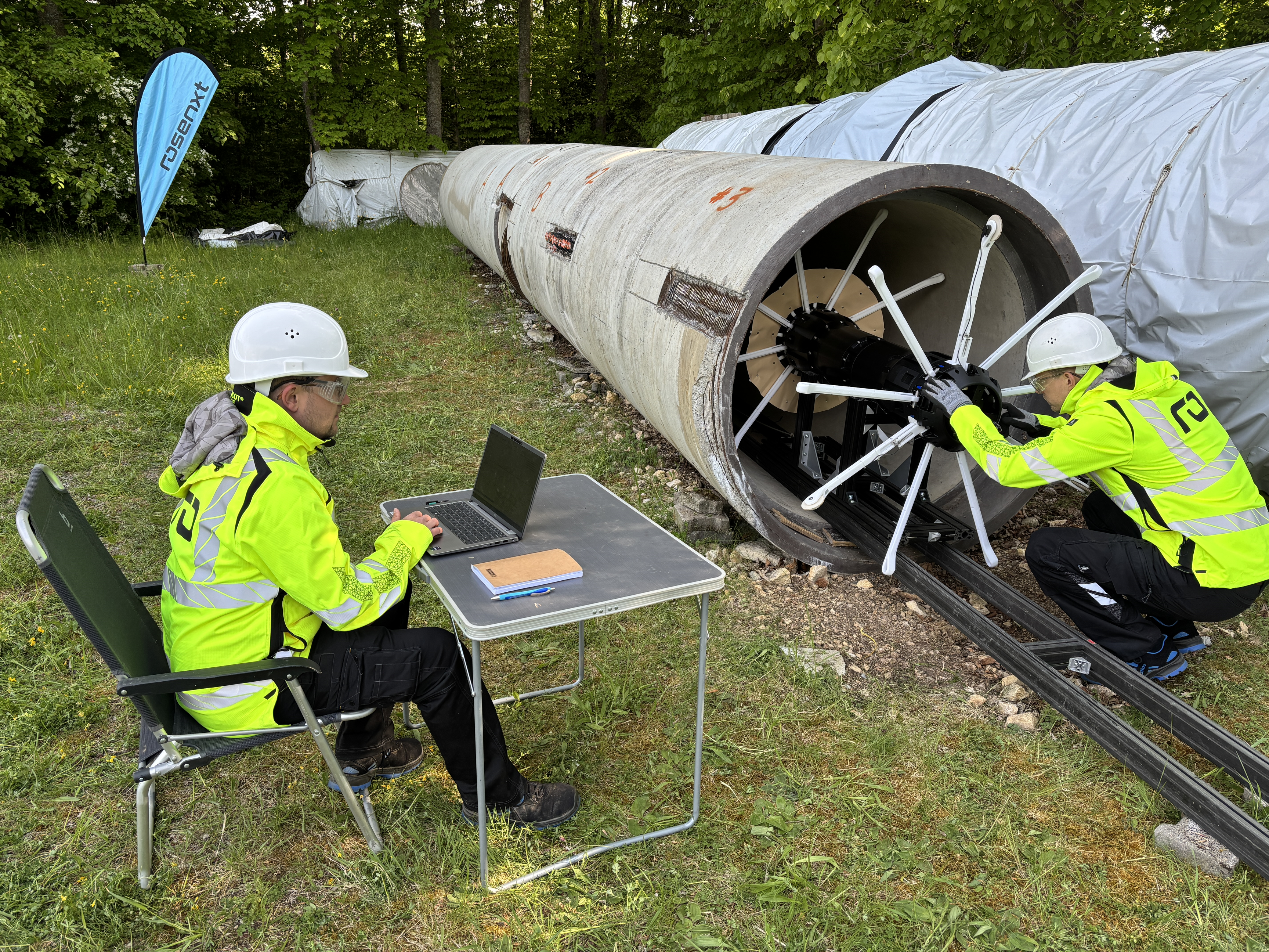 Rosenxt: Linegy PCCP Wire Break Robot