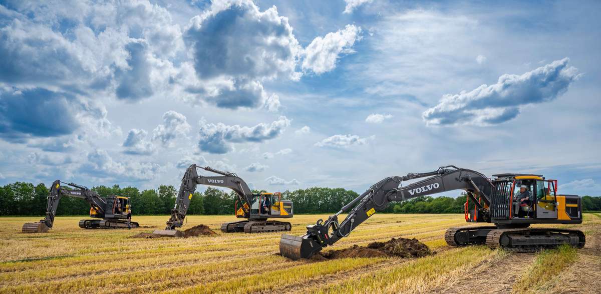 Rosenxt - Baggerbiss for our construction site in Lohne (Wietmarschen)